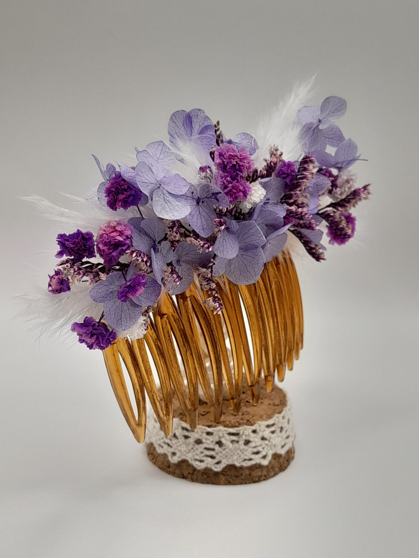 peigne violet mauve