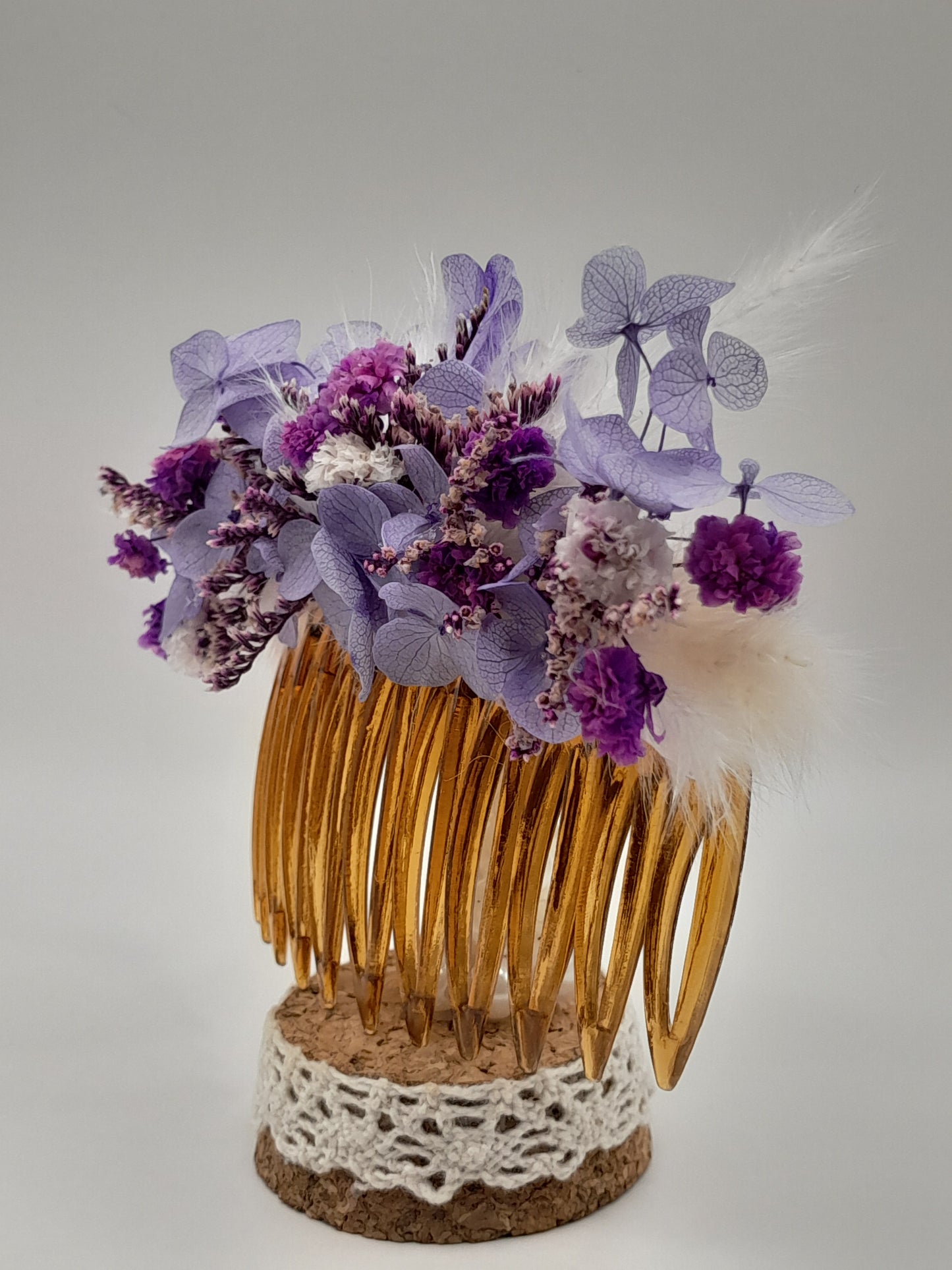 peigne violet mauve
