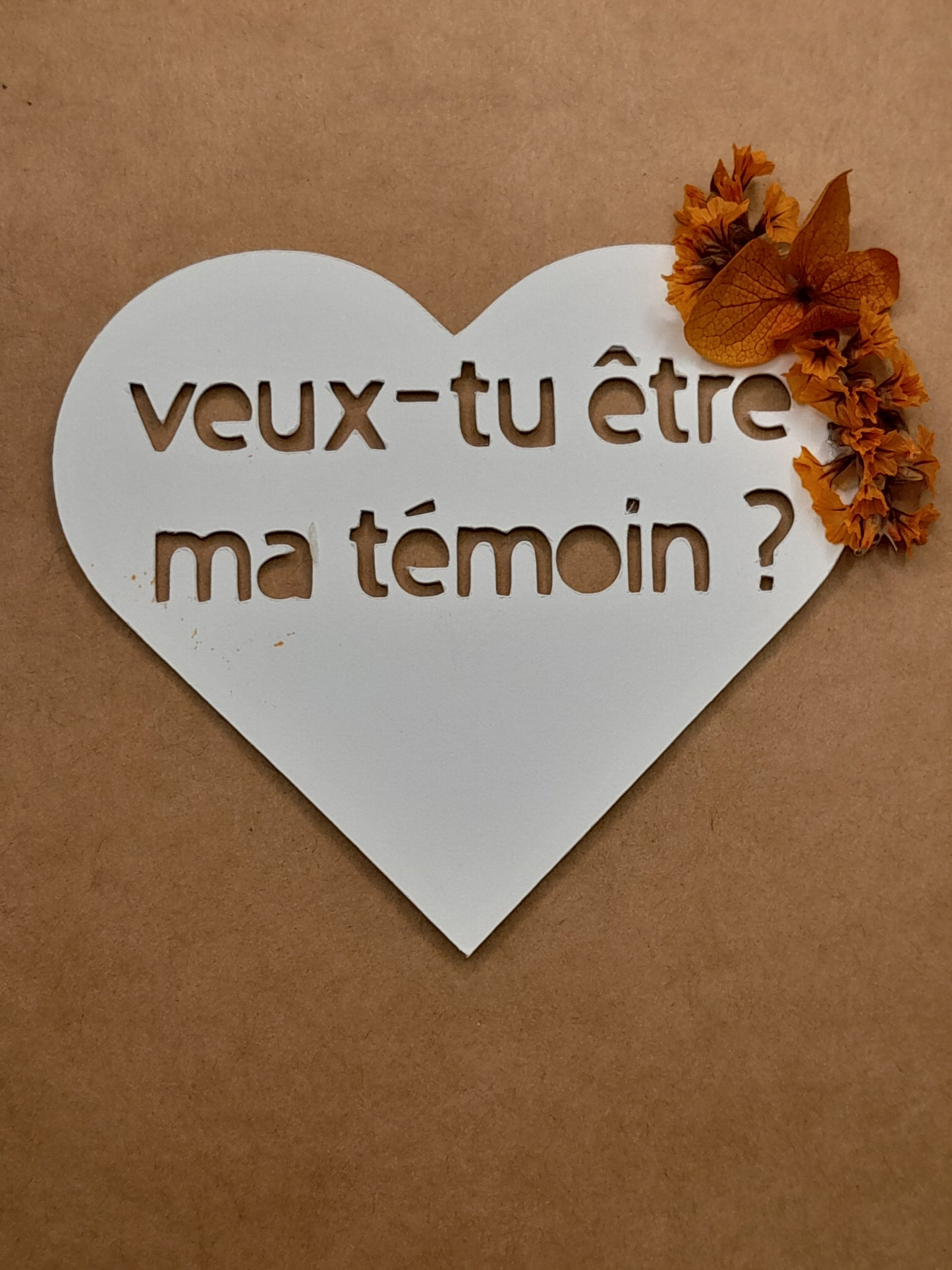 Boîte de demande pour témoin (femme)