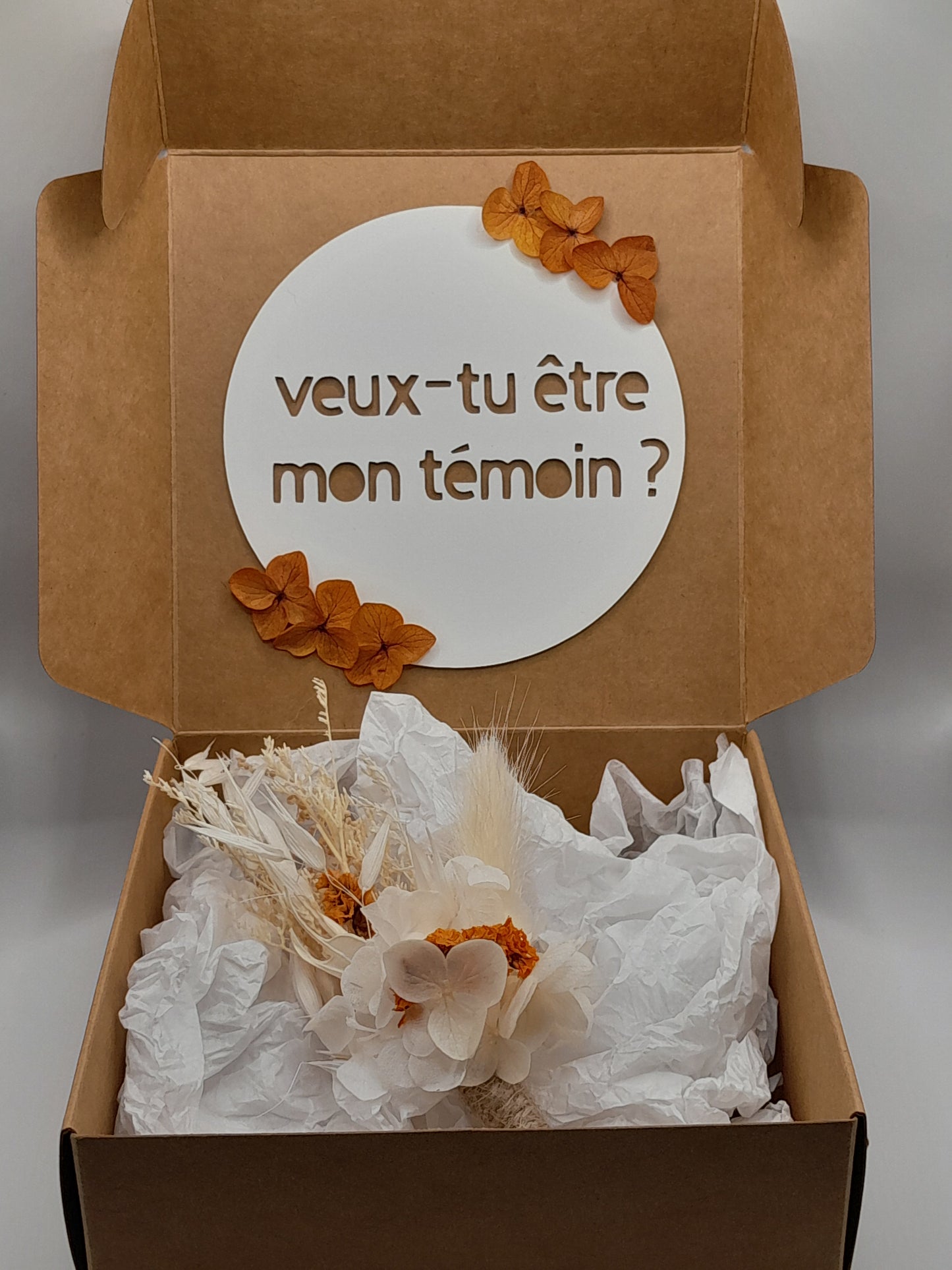 Boite de demande pour temoin (homme)