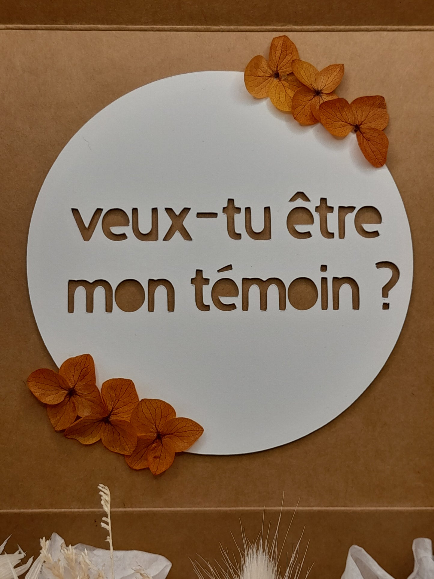 Boite de demande pour temoin (homme)