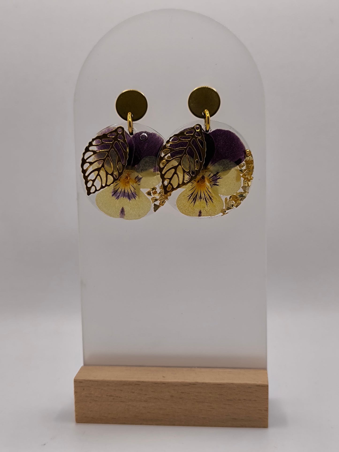 Boucles d'oreilles pensées