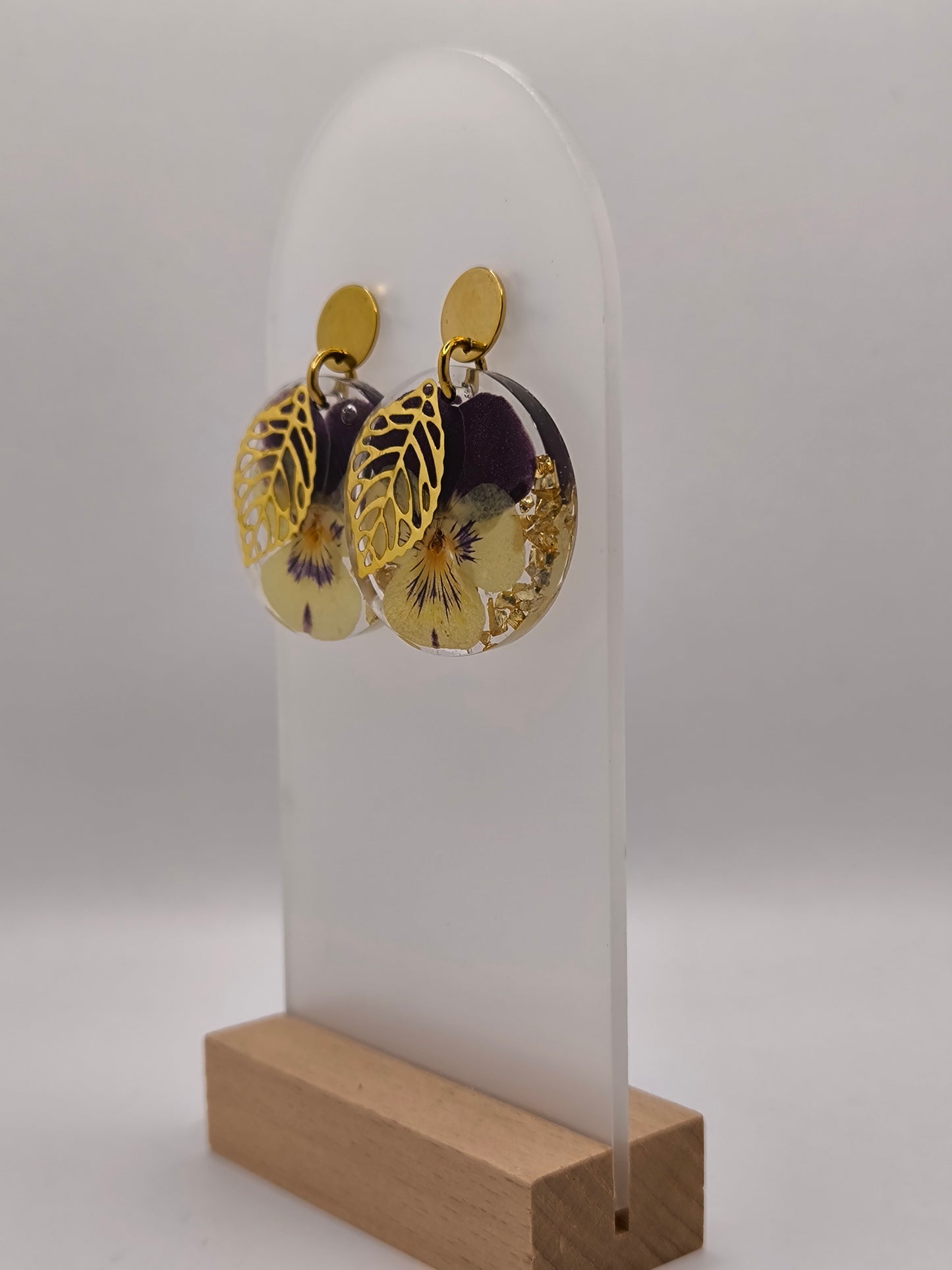 Boucles d'oreilles pensées