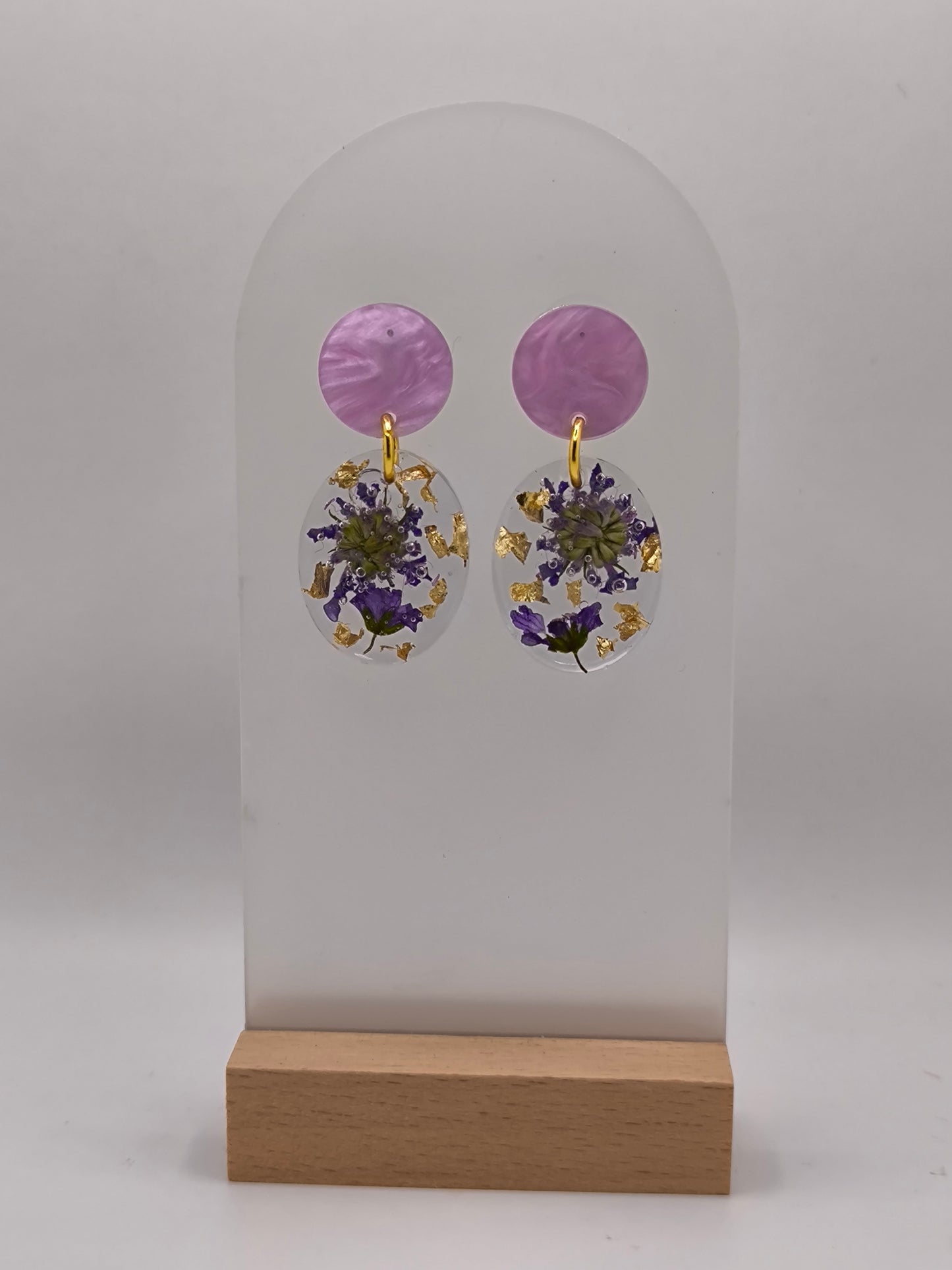 Boucles d'oreilles fleurs des champs