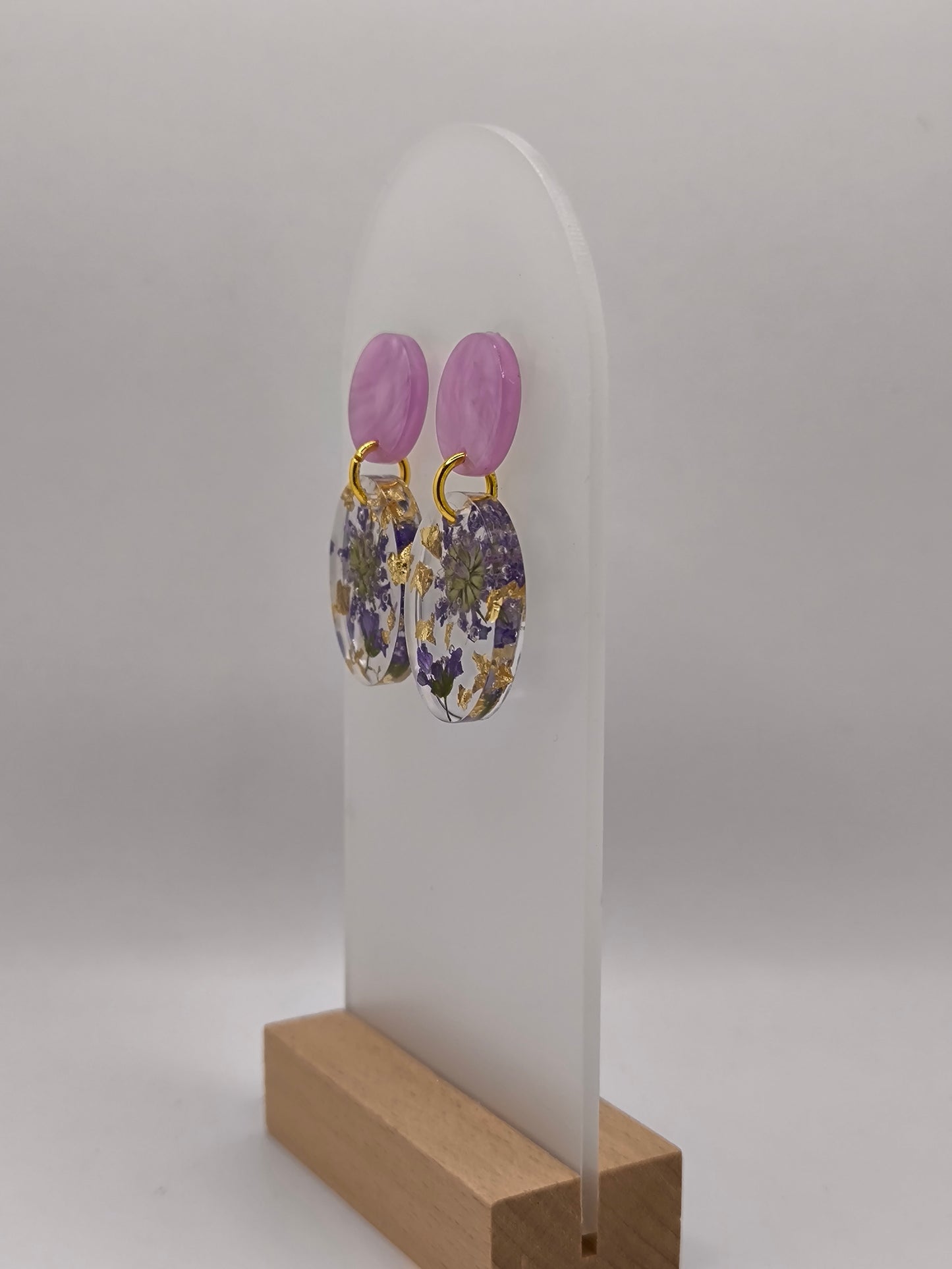 Boucles d'oreilles fleurs des champs