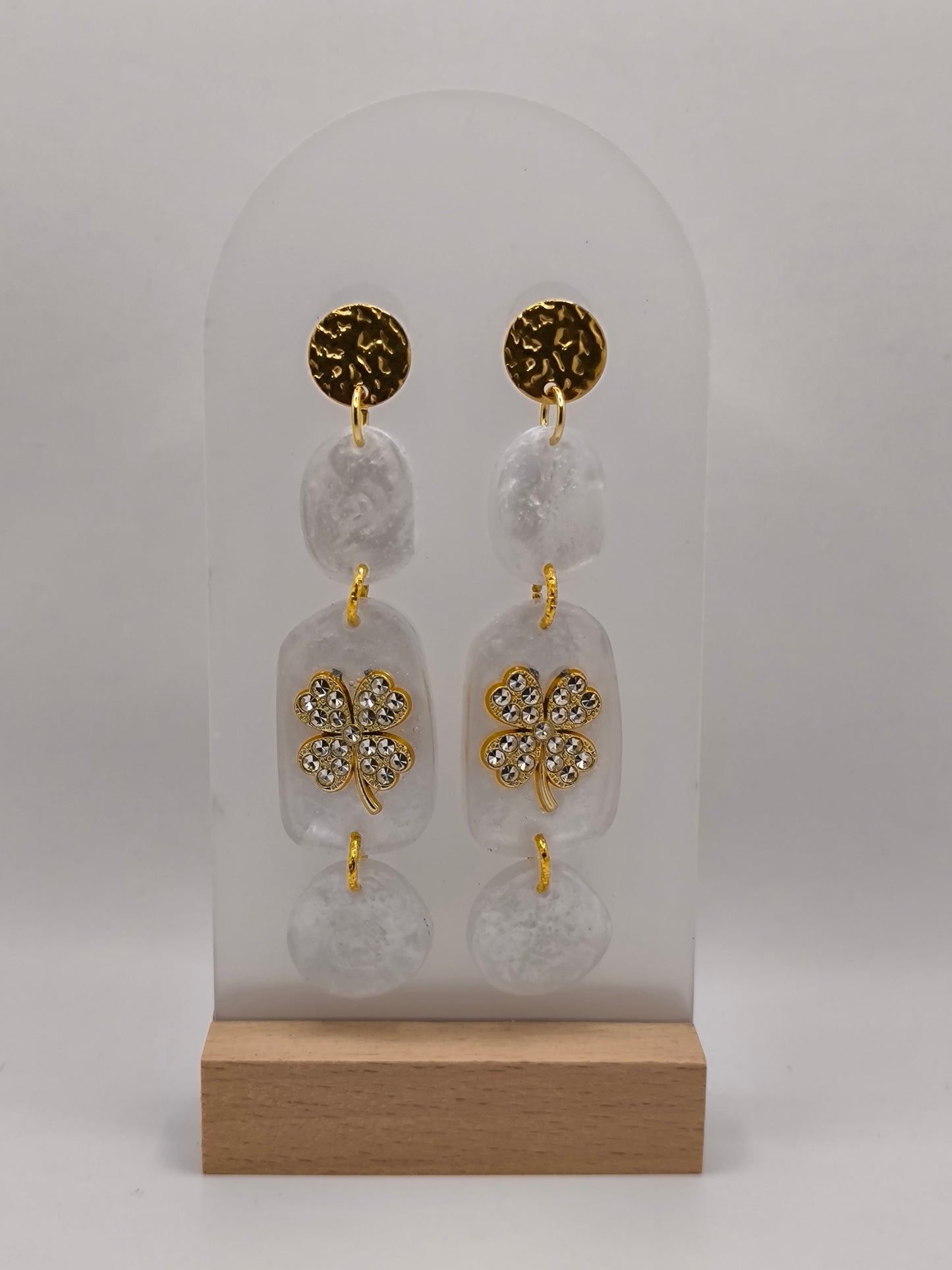 Boucles d'oreilles en époxy