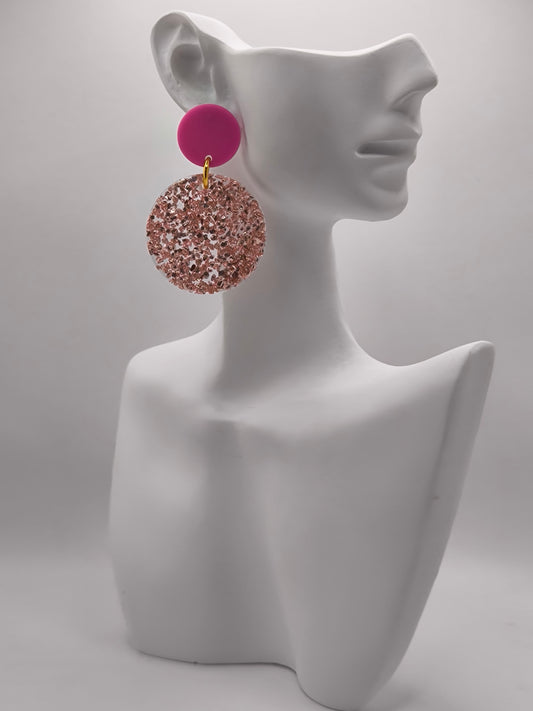 Boucles d'oreilles paillettes