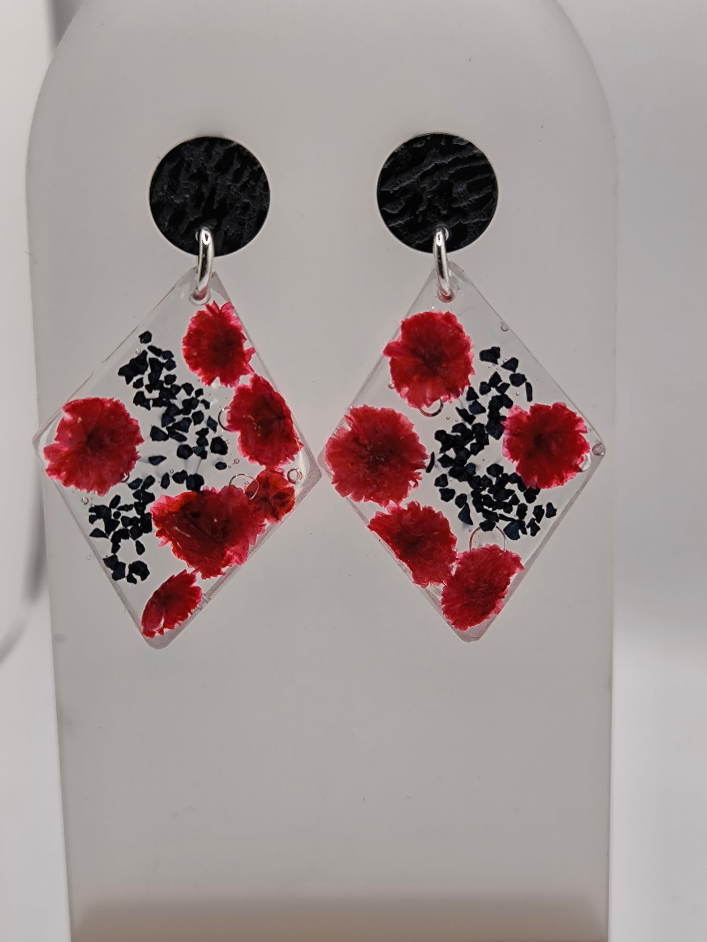 Boucles d'oreilles en époxy