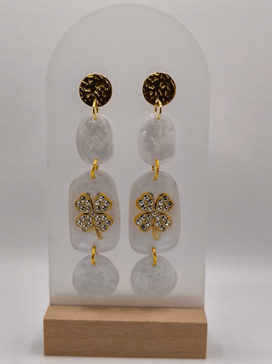 Boucles d'oreilles en époxy